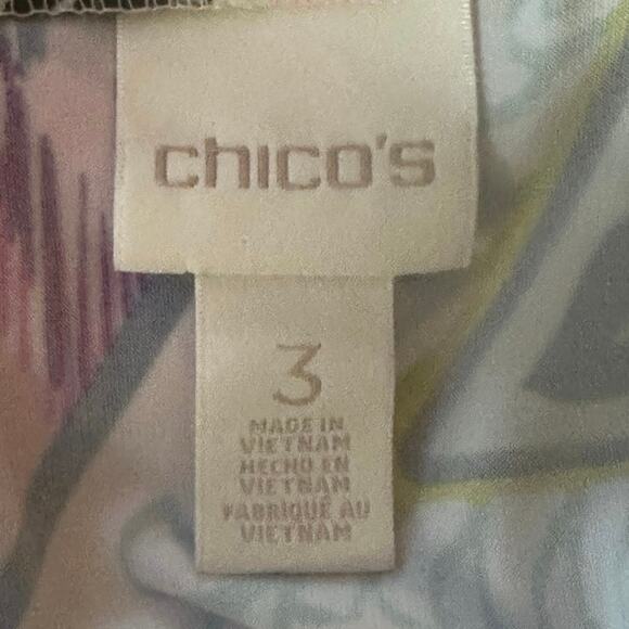 Chico’s Colorful Paisley Maxi Skirt Sz. 3 (16) - Picture 4 of 4